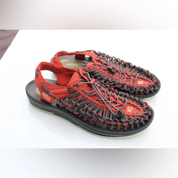 Keen Red and Black Men's Sandals - Picture 12 of 14